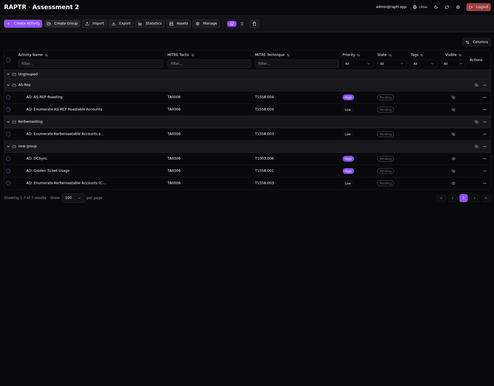 Creating an asset Creating an asset