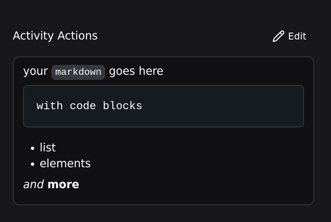 Markdown Support Demonstration
